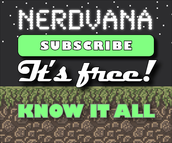 Nerdvana "Know It All" email newsletter promo campaign