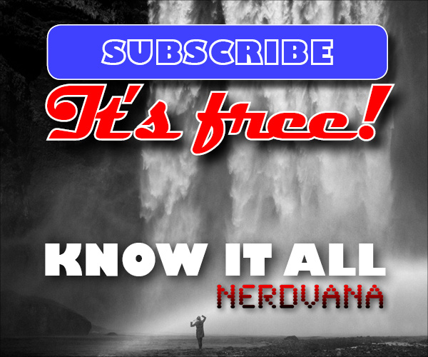 Nerdvana "Know It All" email newsletter promo campaign