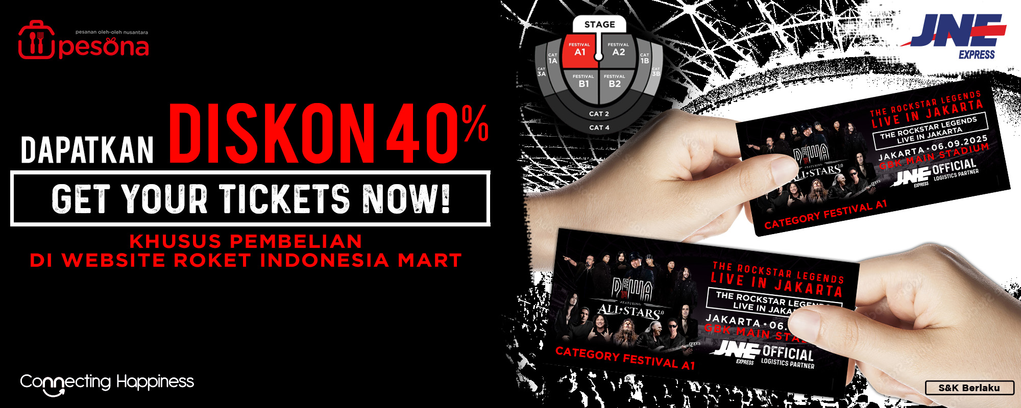 PROMO PESONA 40% DEWA 19