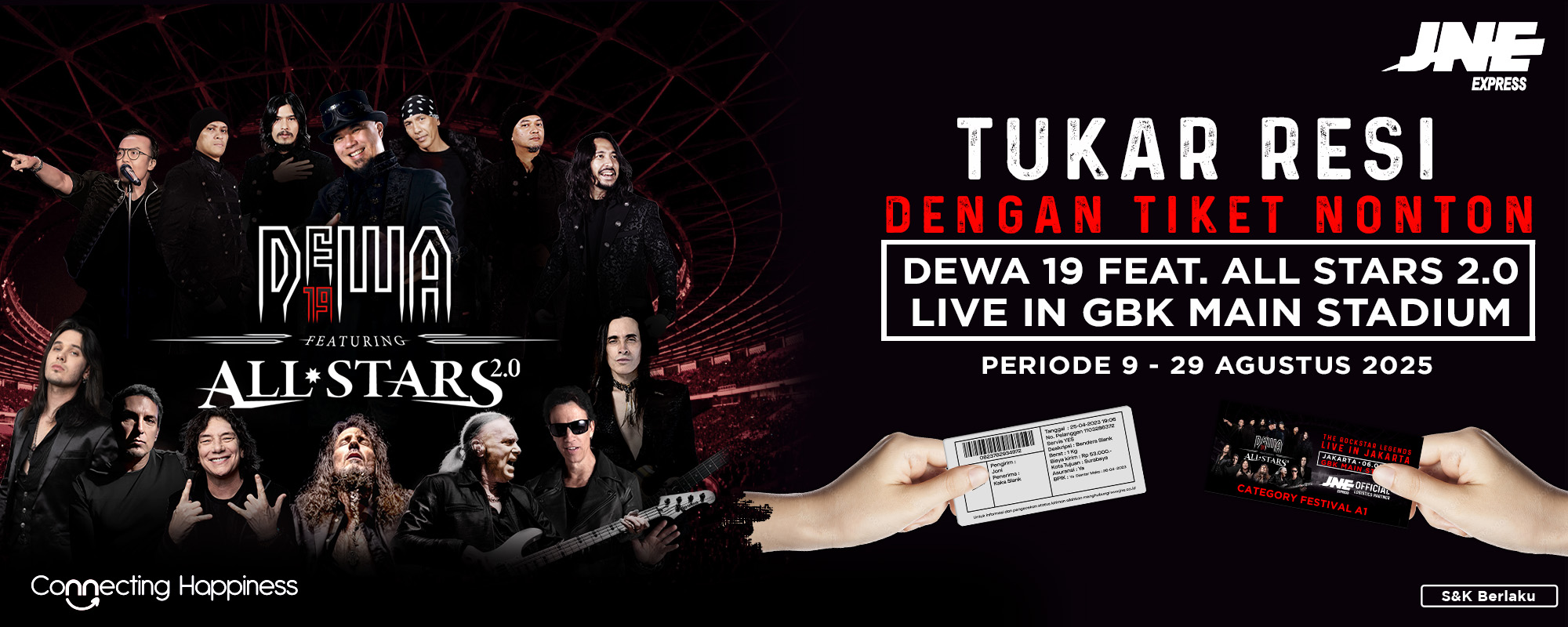 TUKAR RESI JNE DEWA 19