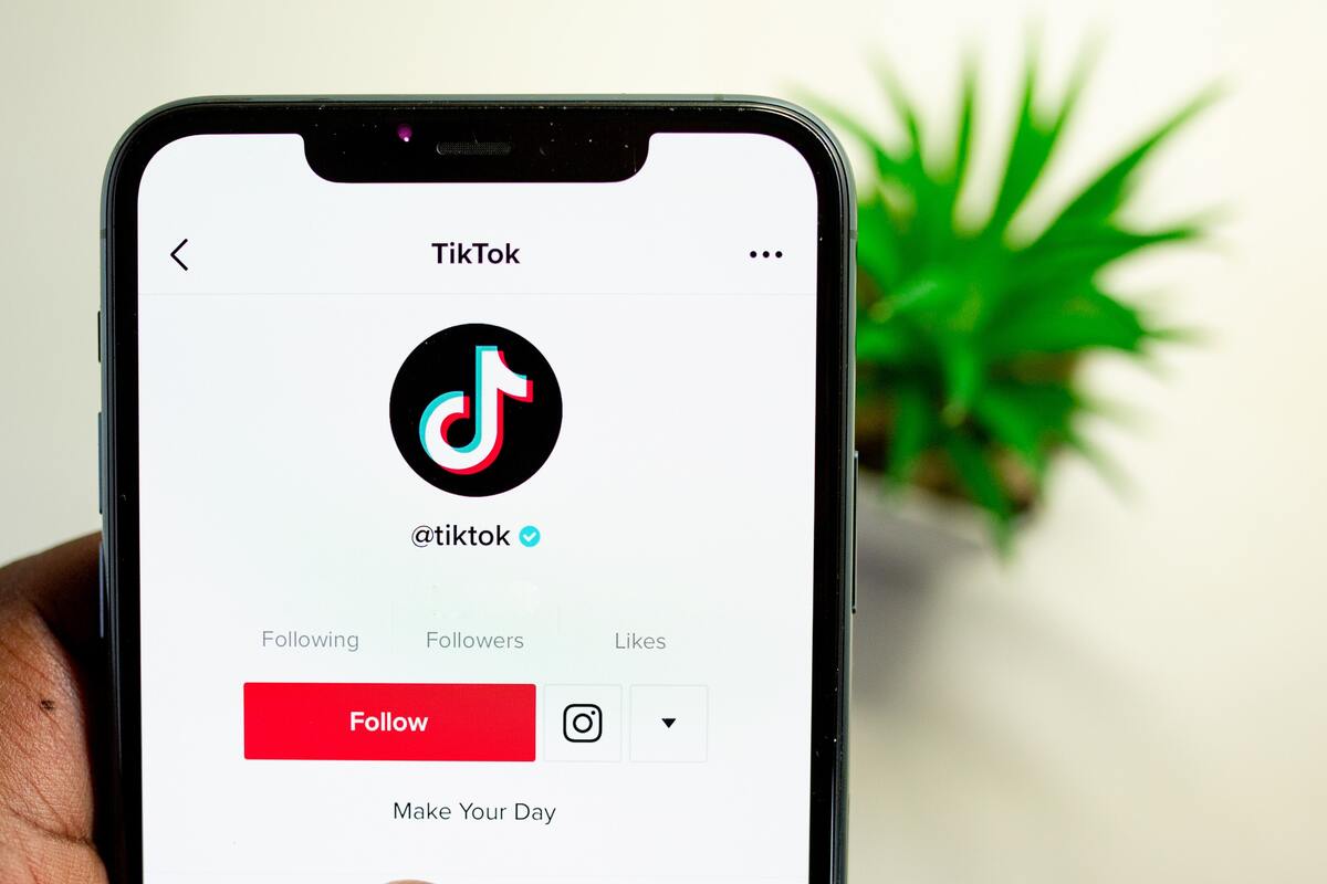 app tiktok: como ganhar seguidores no tiktok tela de um celular mostrando o aplicativo TikTok