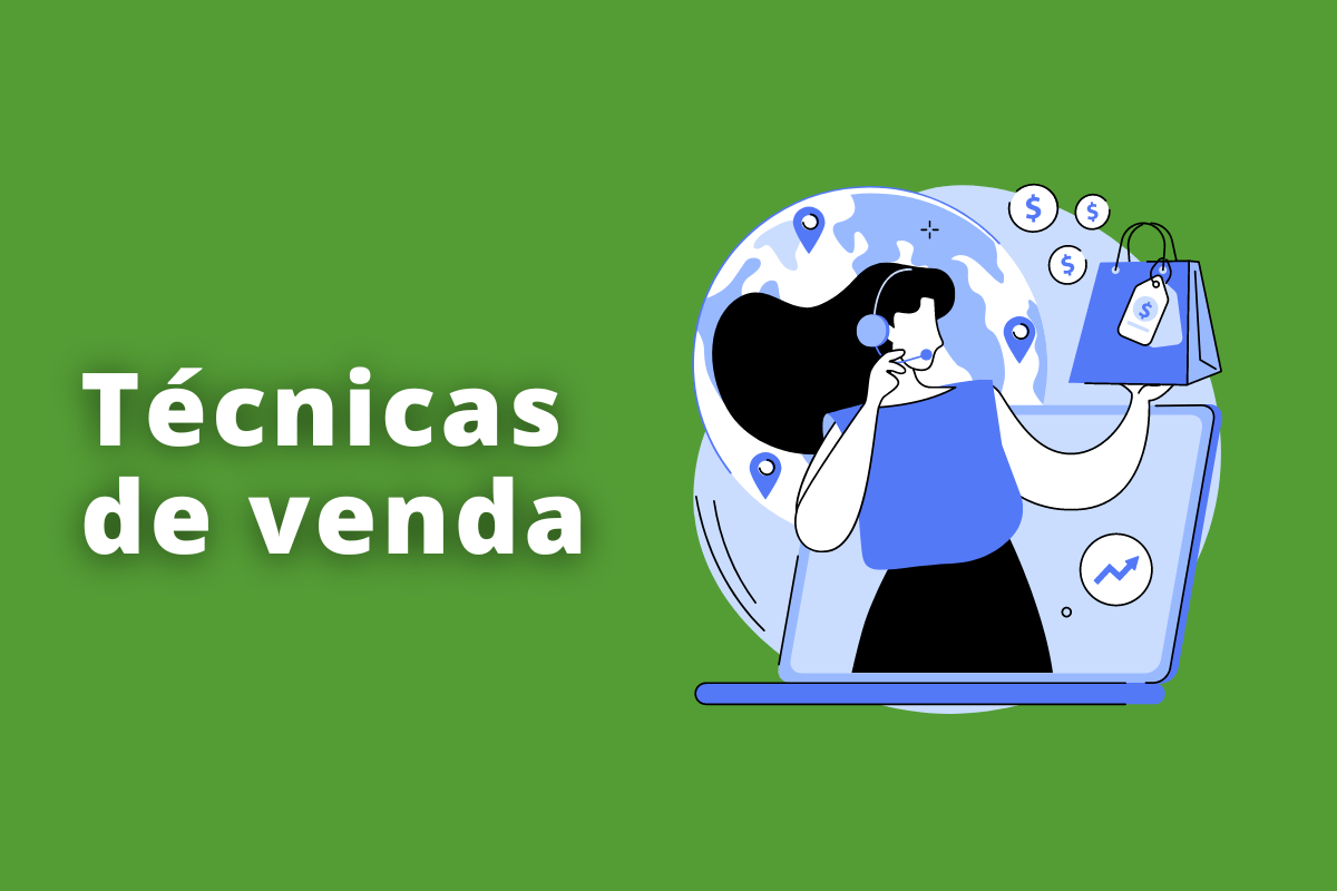 Técnicas de vendas: A imagem é um desenho e representa uma mulher falando ao telefone