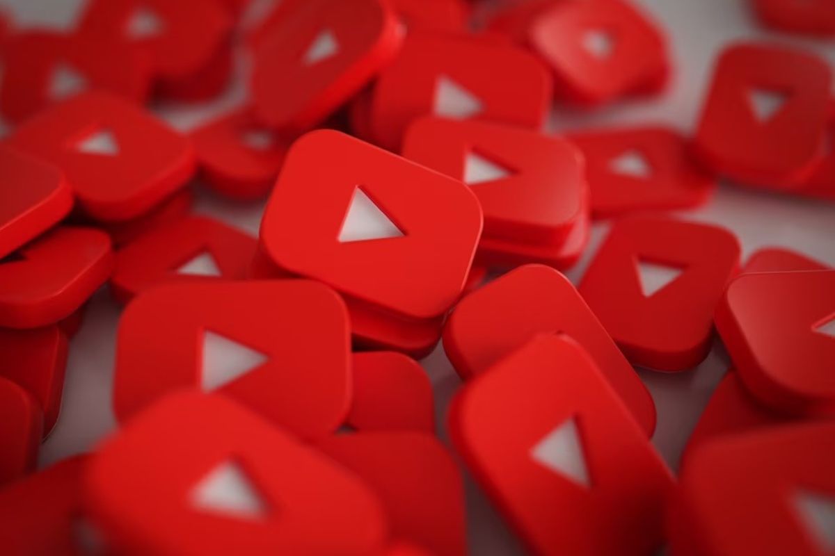 símbolos do youtube em miniatura