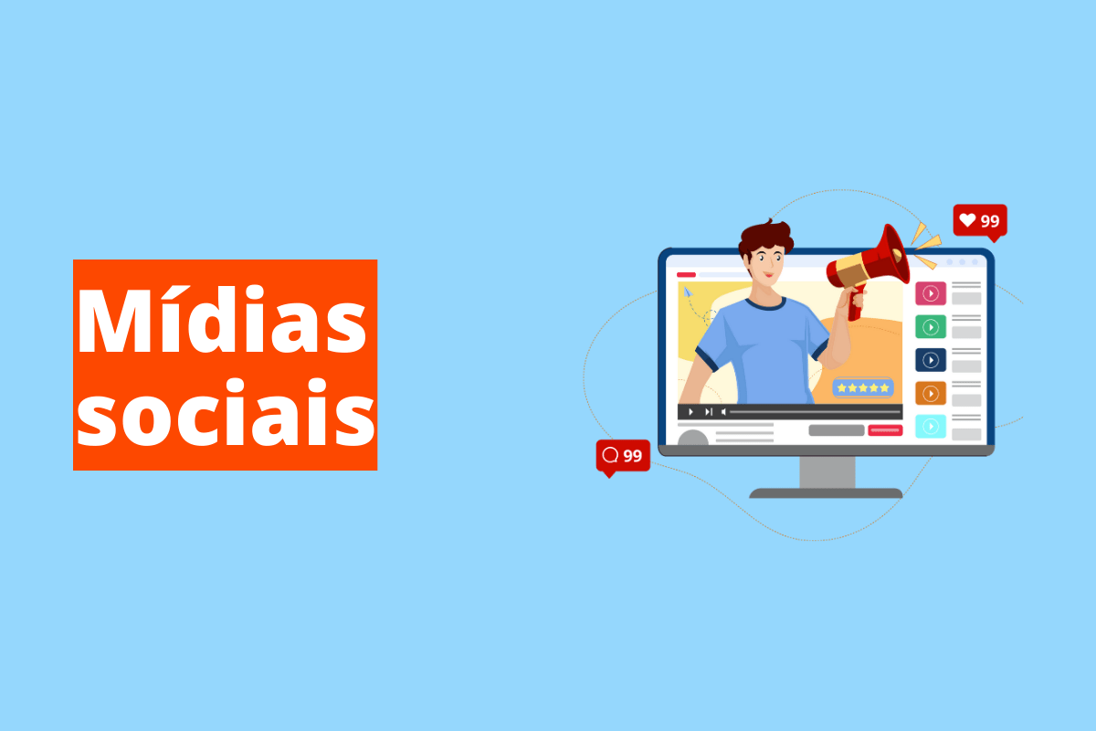 mídias sociais