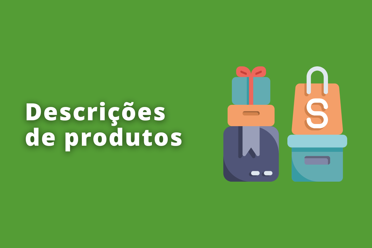 descrições de produtos