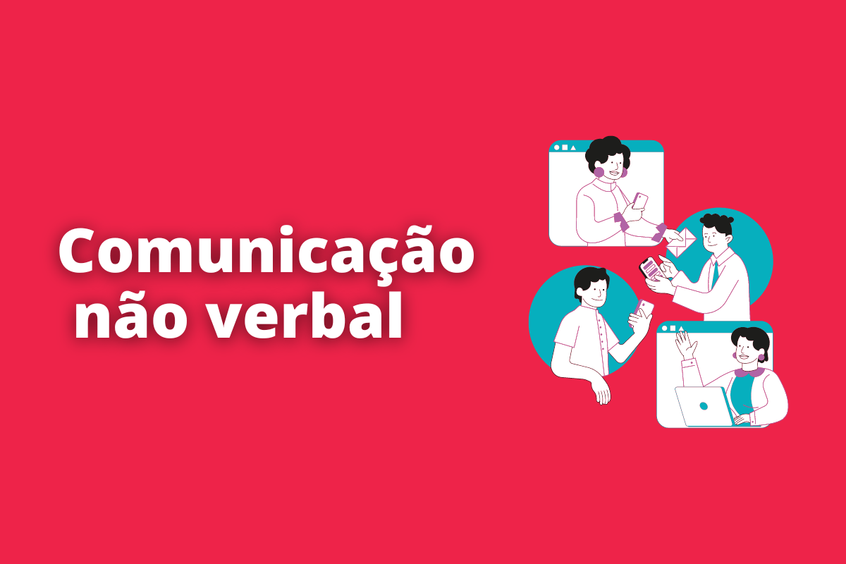 a imagem ilustra uma comunicação não verbal