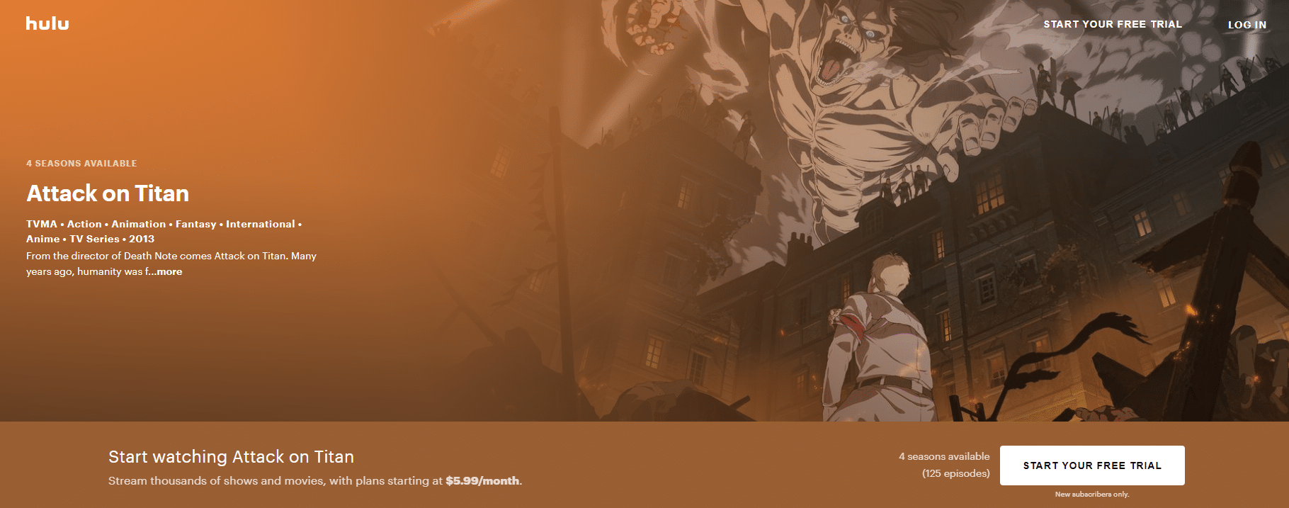 5 Places To Watch Attack On Titan Online Free And Paid Streaming Sites