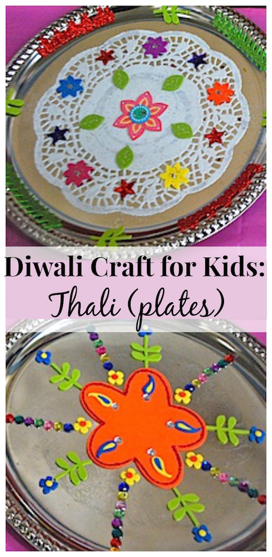 Decorate Thali Plates For A Simple Diwali Craft
