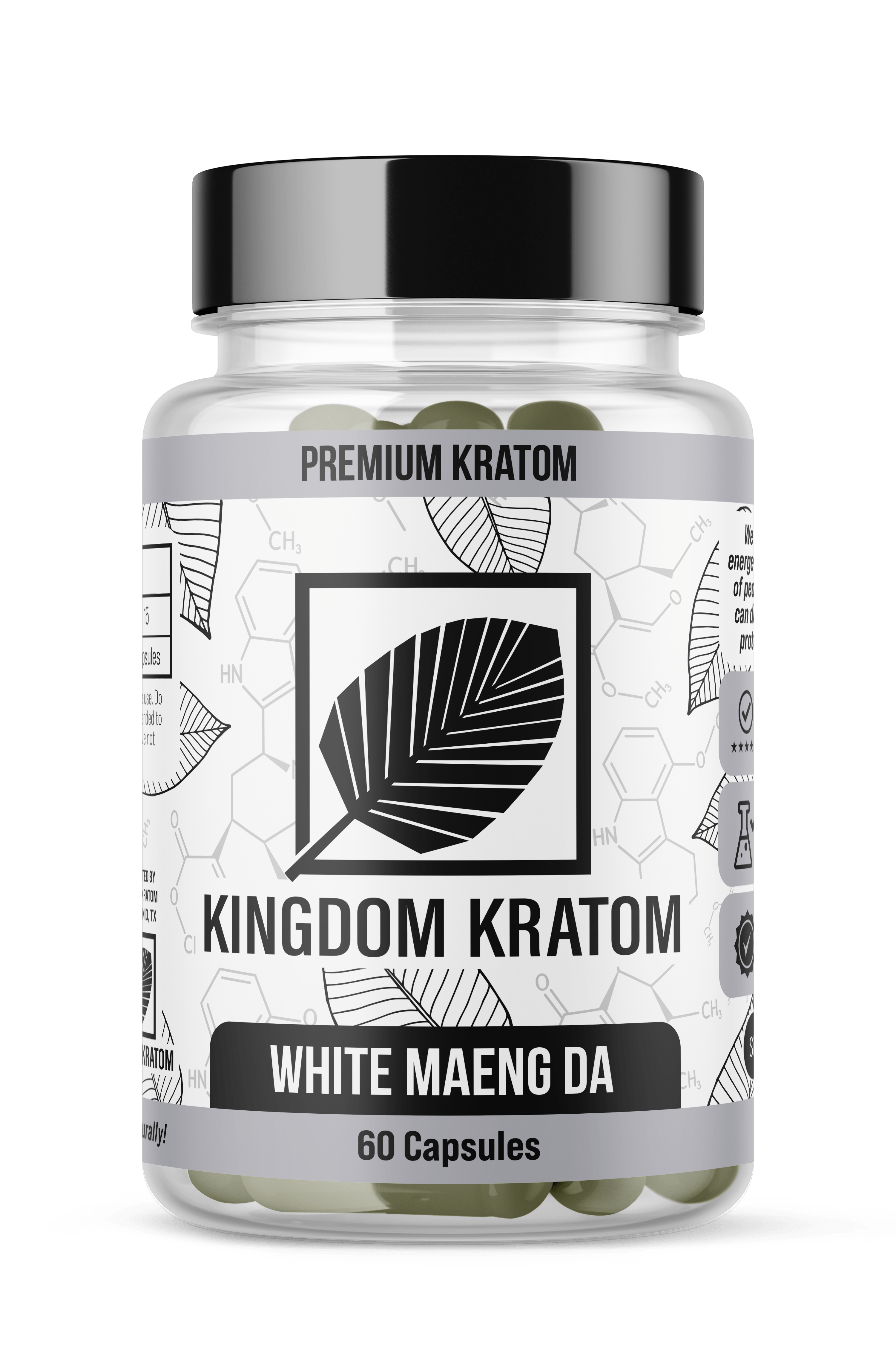 White Maeng Da Kratom Capsules