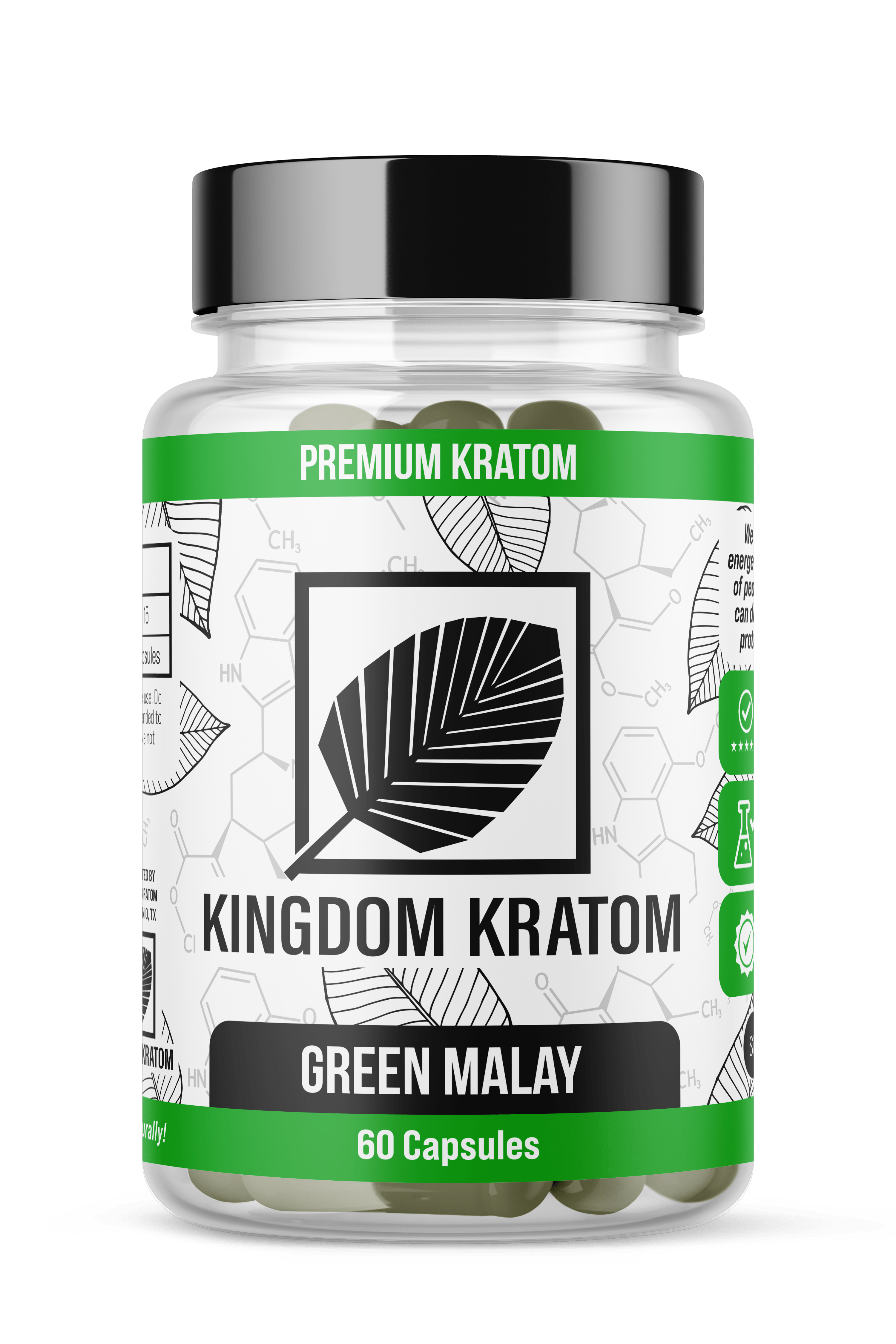 Green Malay Kratom Capsules