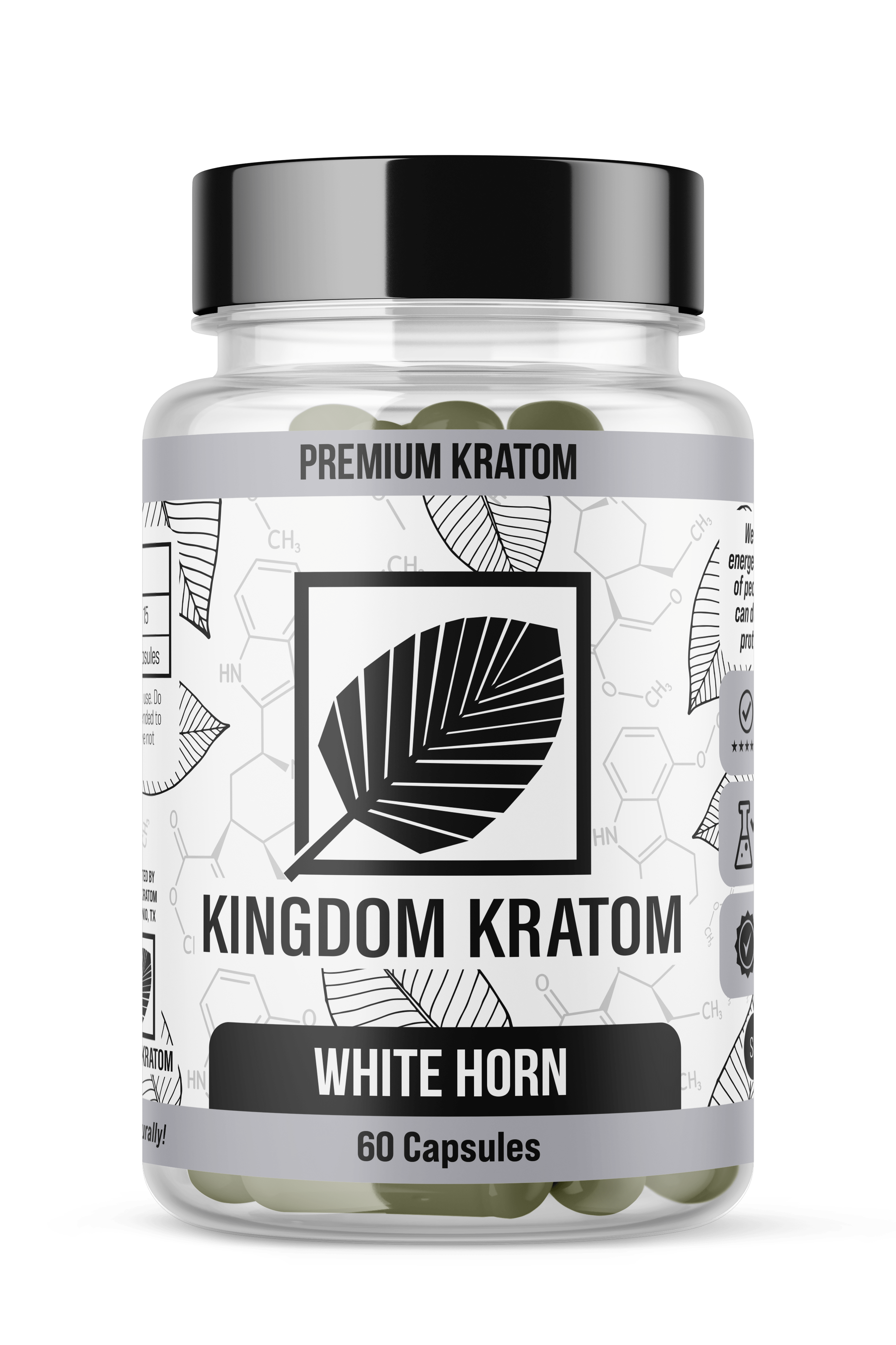 White Horn Kratom Capsules