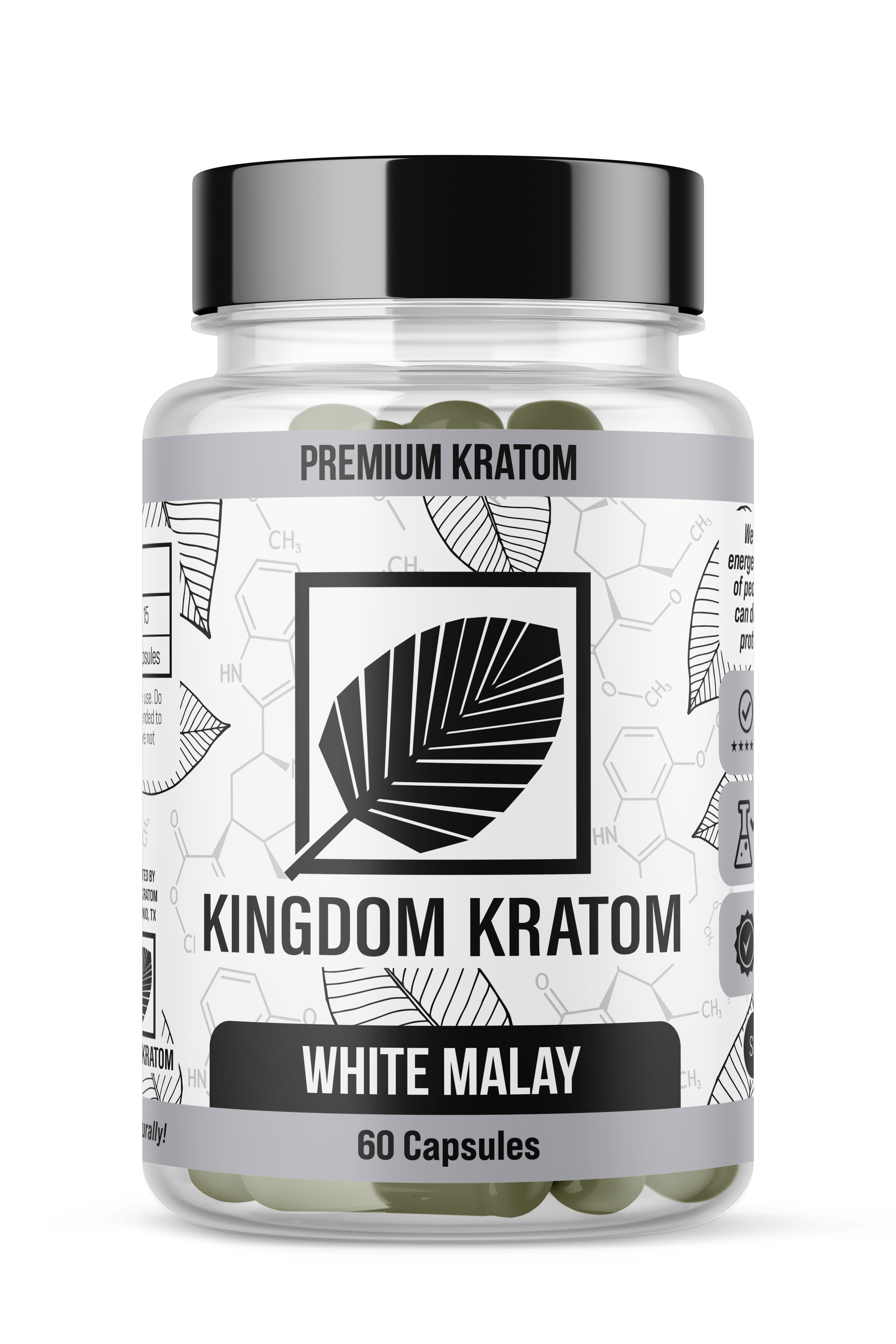 White Malay Kratom Capsules