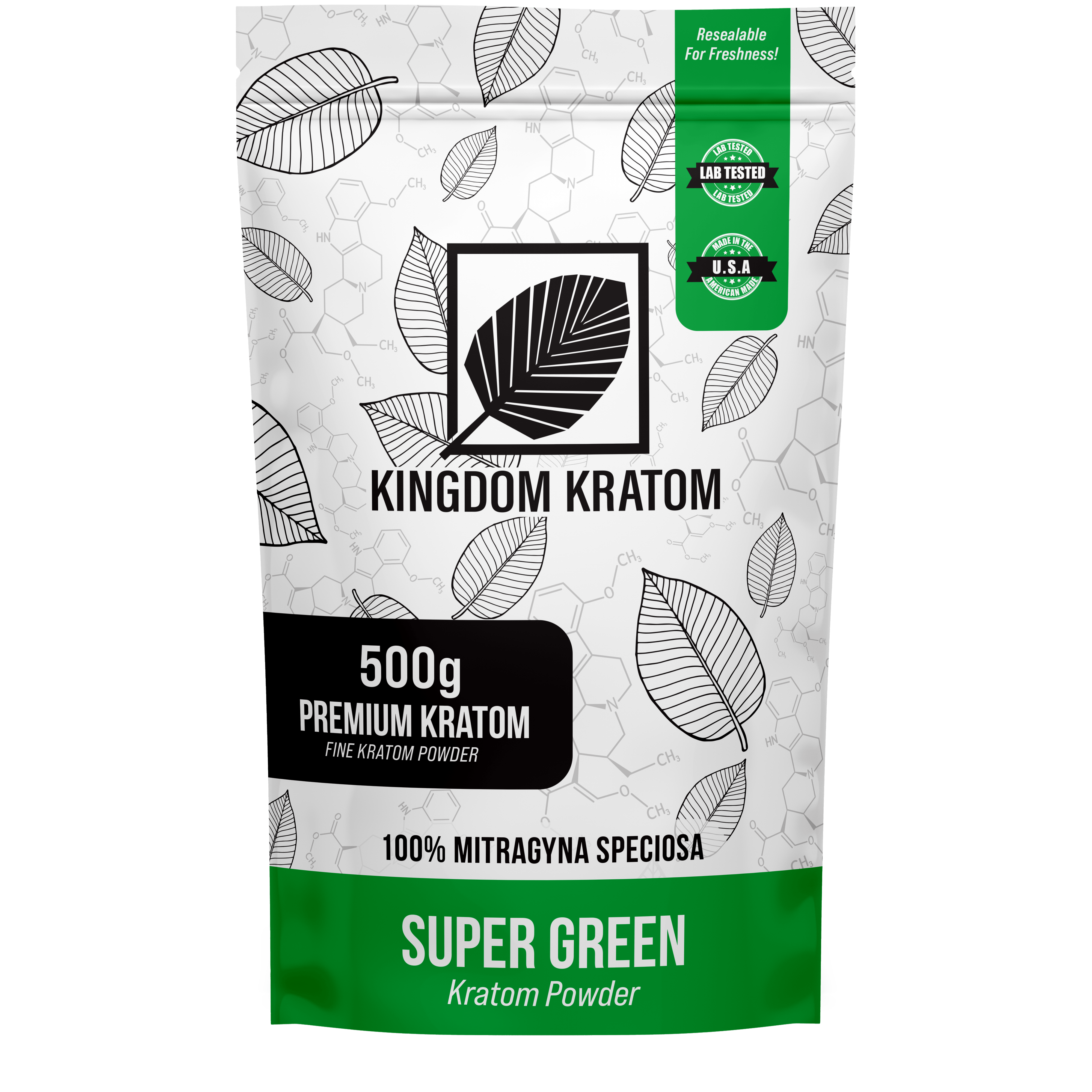 Super Green Borneo Kratom Powder 500g