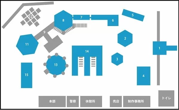 2019年支笏湖湖氷濤まつり会場MAP