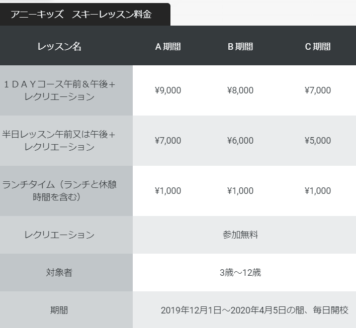 annyアカデミー料金