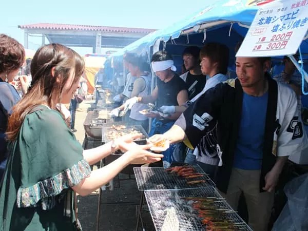 しまえび串焼き