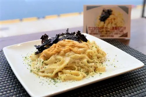 tsuki café ウニボナーラ ウニパスタ