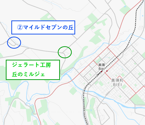 マイルドセブンの丘 マップ