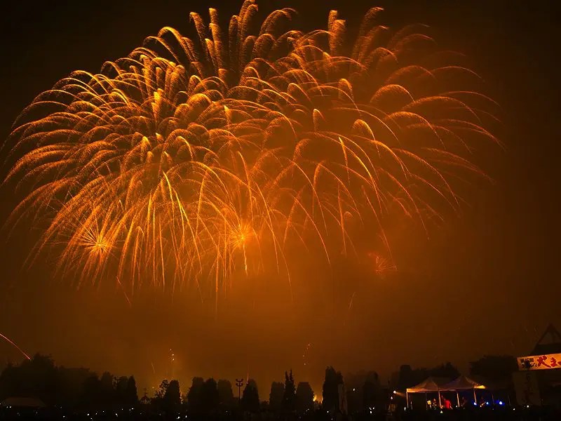 赤平火まつり　赤平っぽい打ち上げ花火