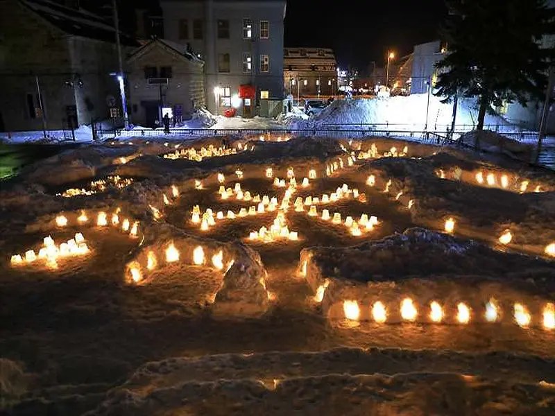 小樽雪あかりの路 小樽芸術村会場