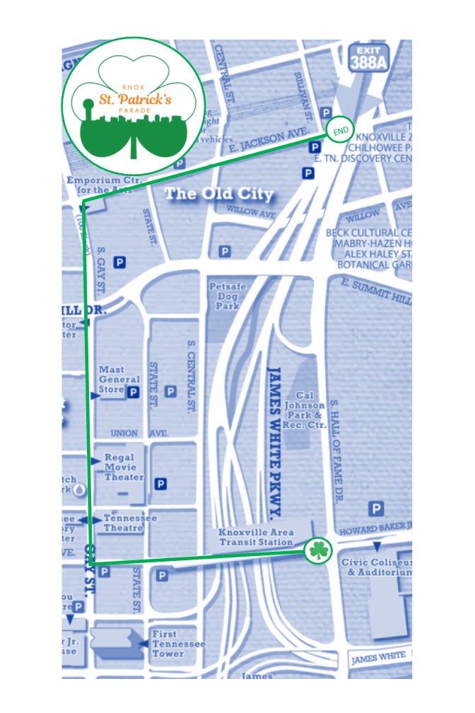Parade Route Knox St Patrick S Parade