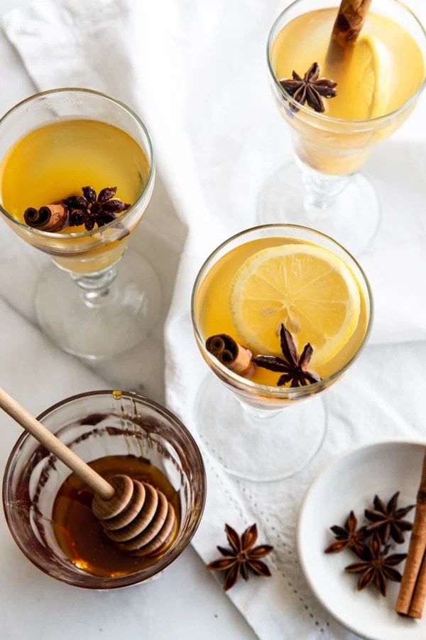 Green Tea Nonalcoholic Hot Toddy