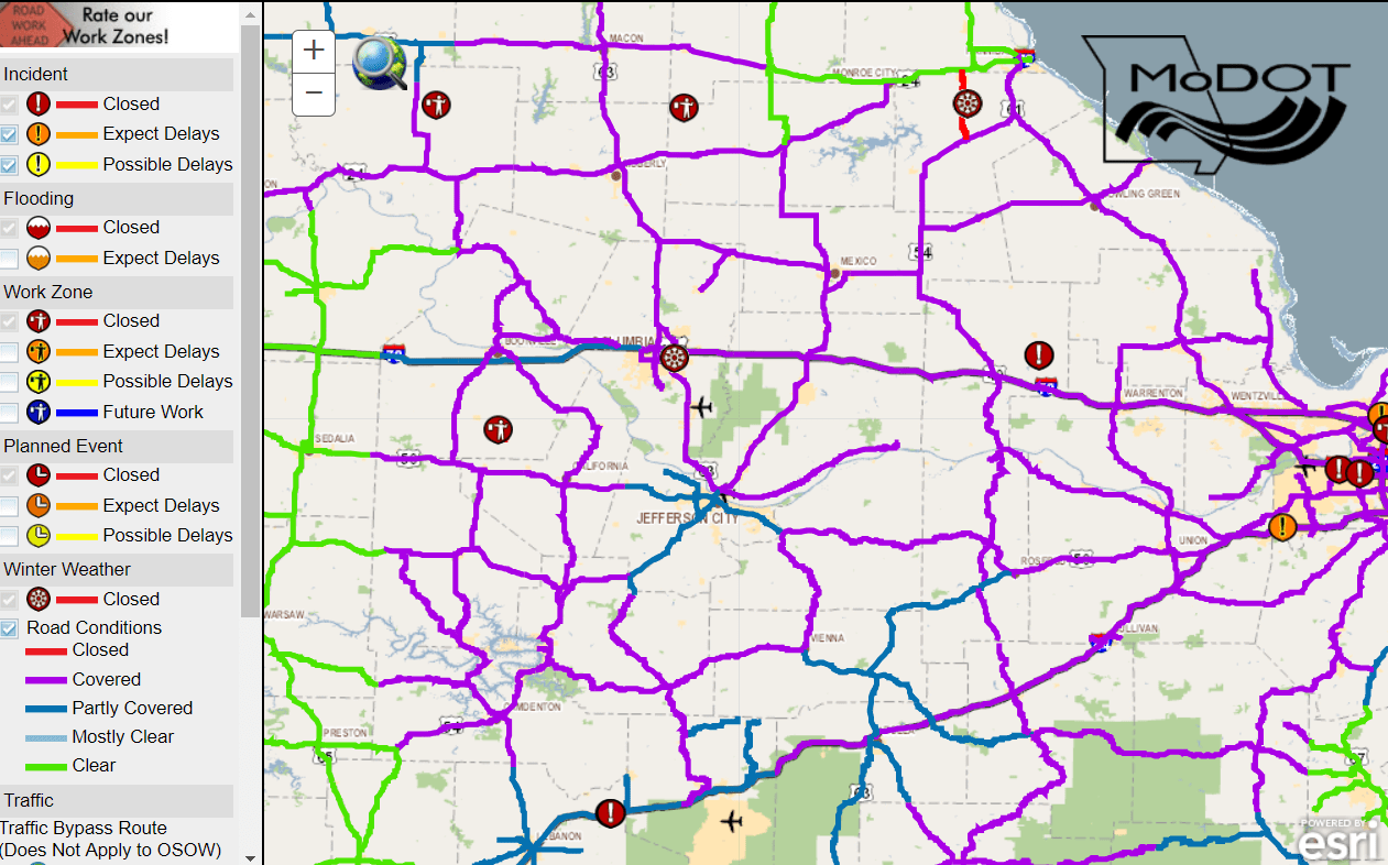 Missouri Road Conditions Deteriorating Kxeo