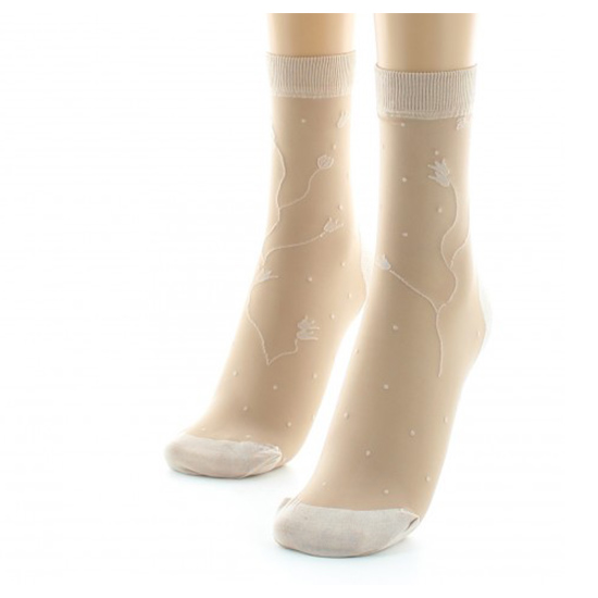 Mi Chaussette Fantaisie Couleur Peau Semelle Coton La Manufacture Rennes