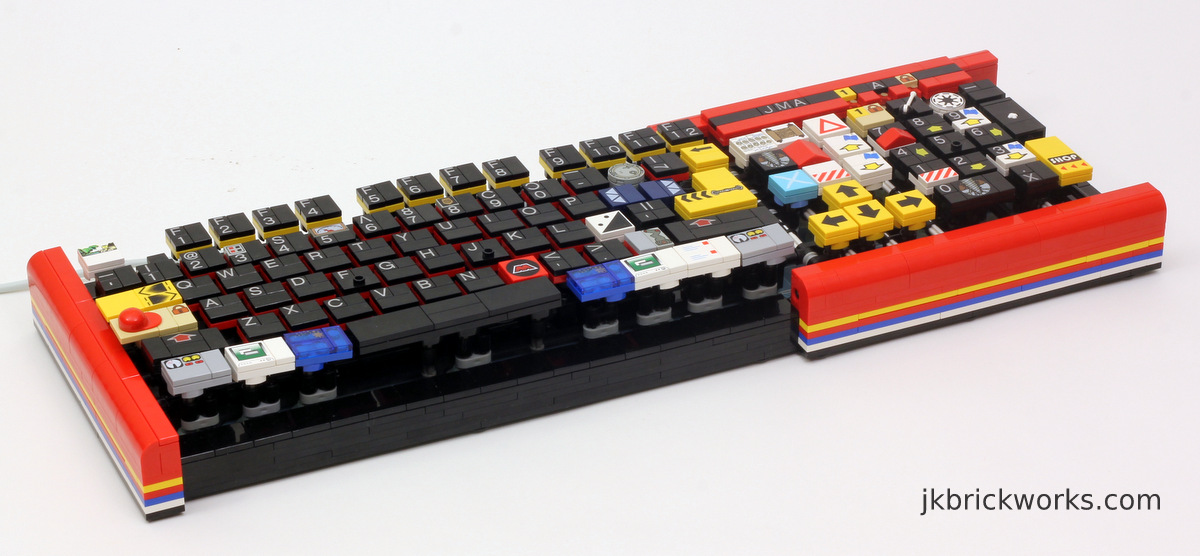 A Functioning Custom Lego Mechanical Keyboard
