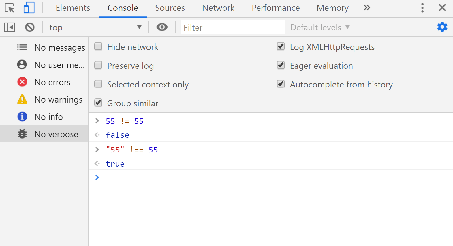 The Difference Between == and === In JavaScript