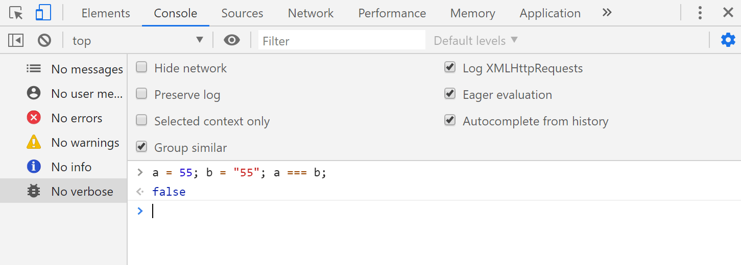 The Difference Between == and === In JavaScript