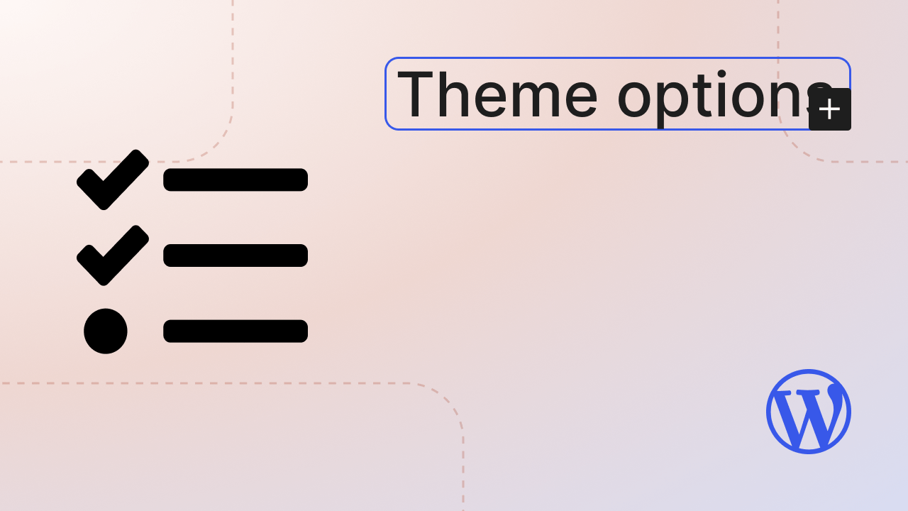 Theme options