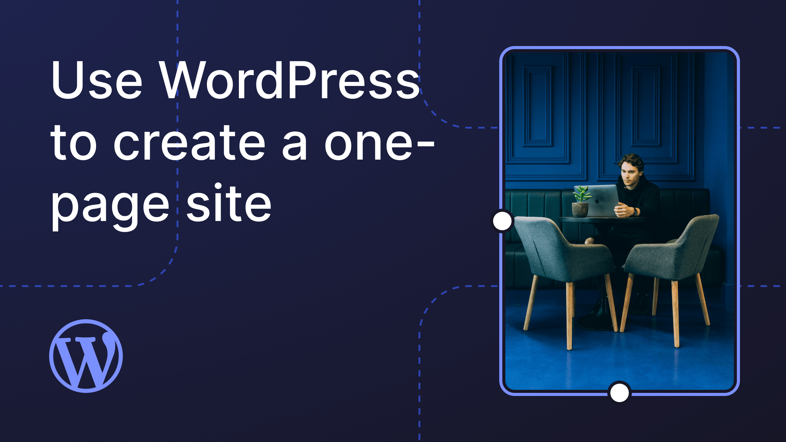 Use WordPress to create a one-page site