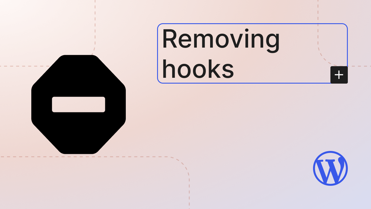 Removing hooks