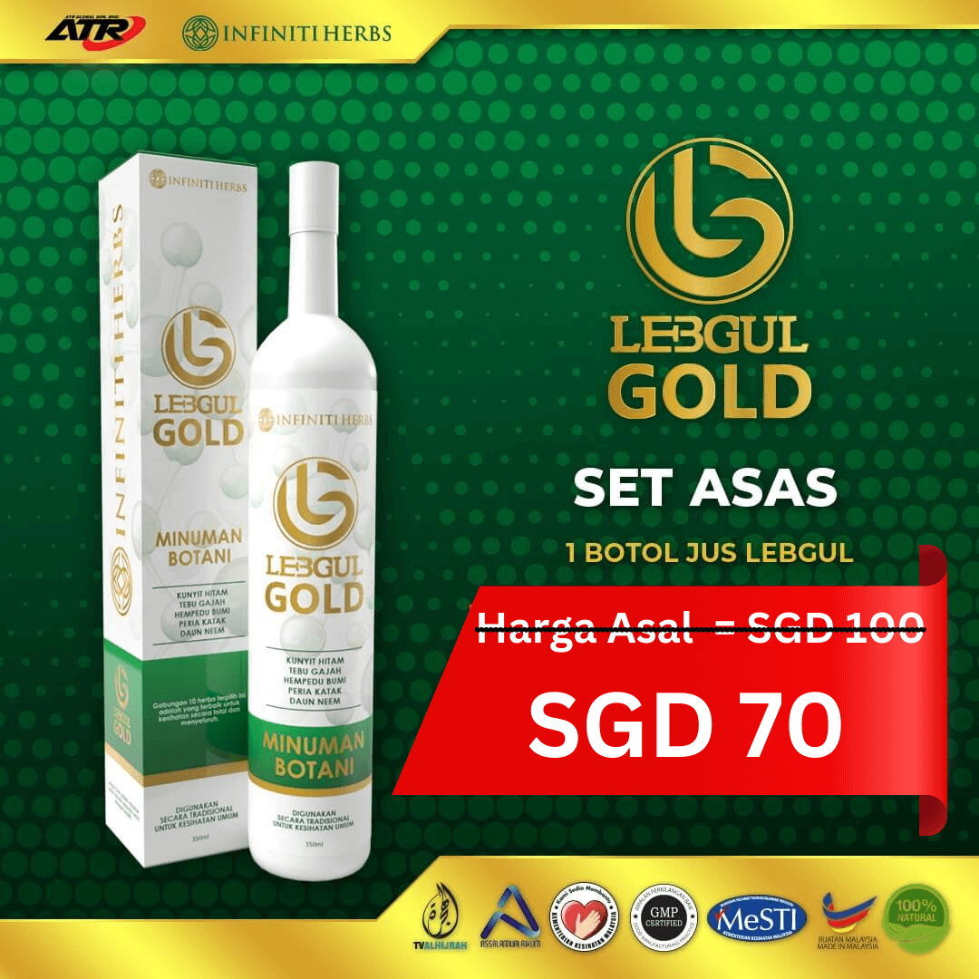 Set Asas Jus Lebgul Gold