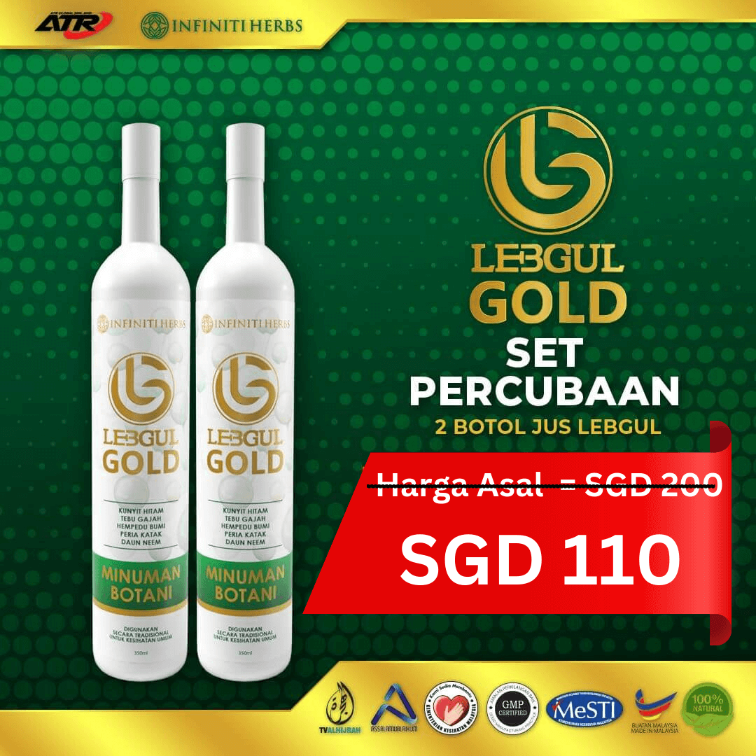 Set Percubaan Jus Lebgul Gold