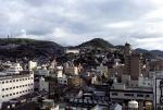 Views of Nagasaki from hotel roof
