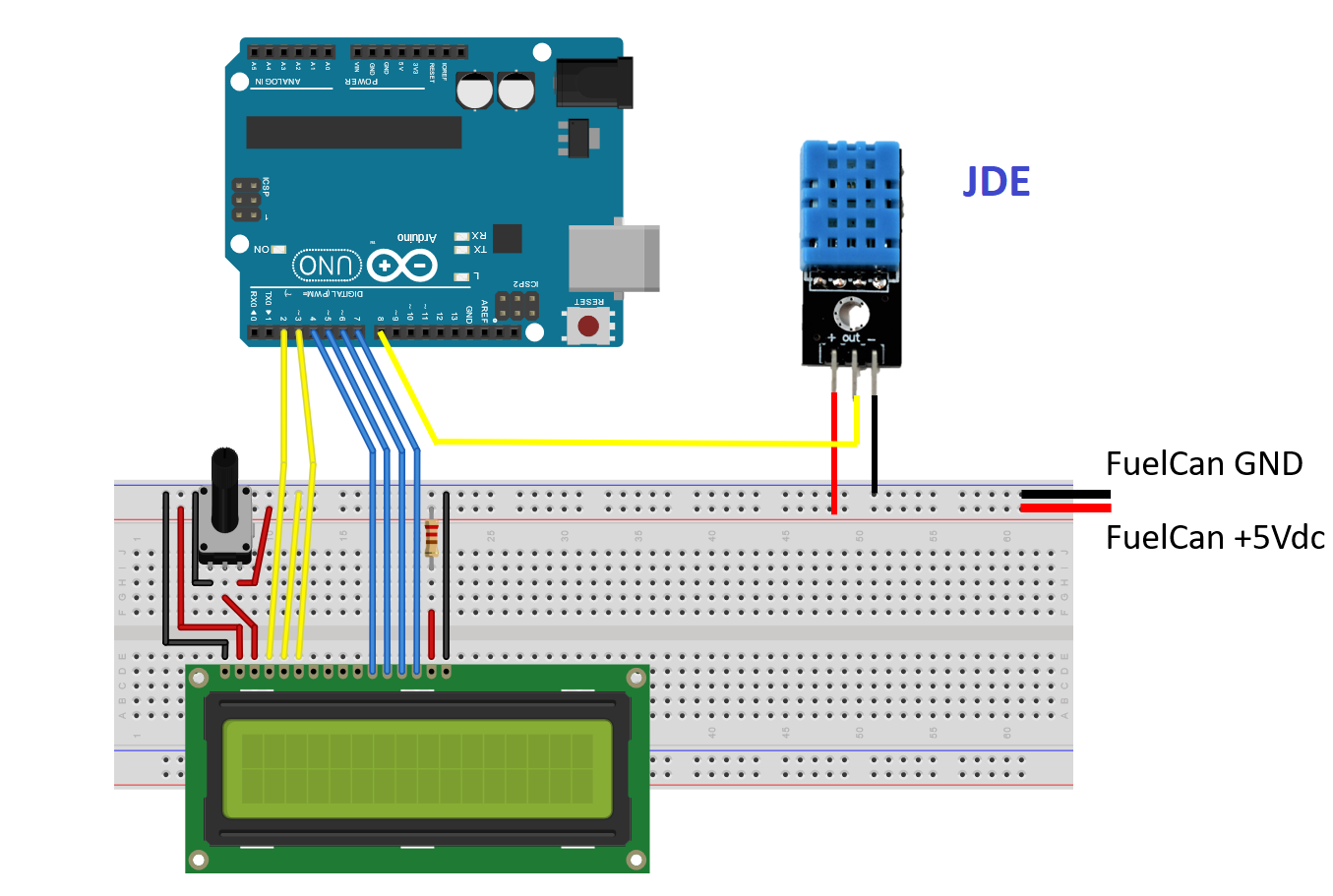 Dht11 Arduino Wiring Schematic And Wiring Diagram Otosection