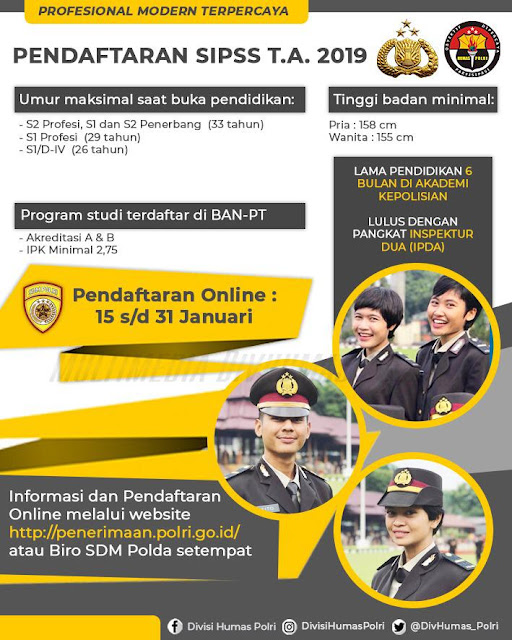 Pendaftaran Polri 2021 Pendaftaran Online Polri Polisi Ta 2021 2022