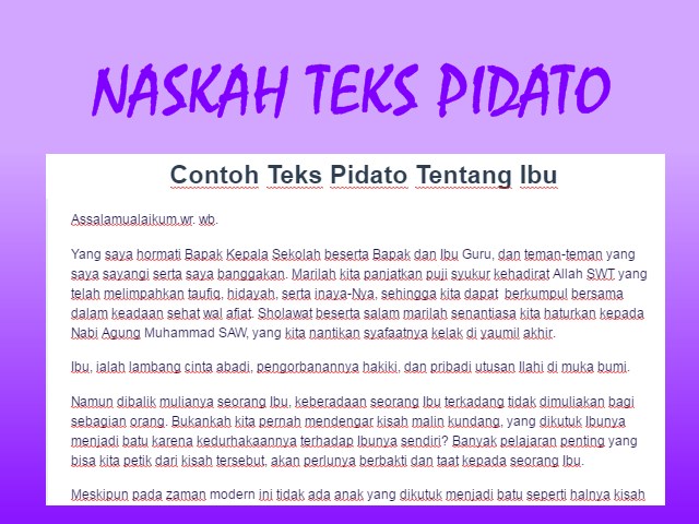 Ceramah Sunda Singkat Tentang Ibu