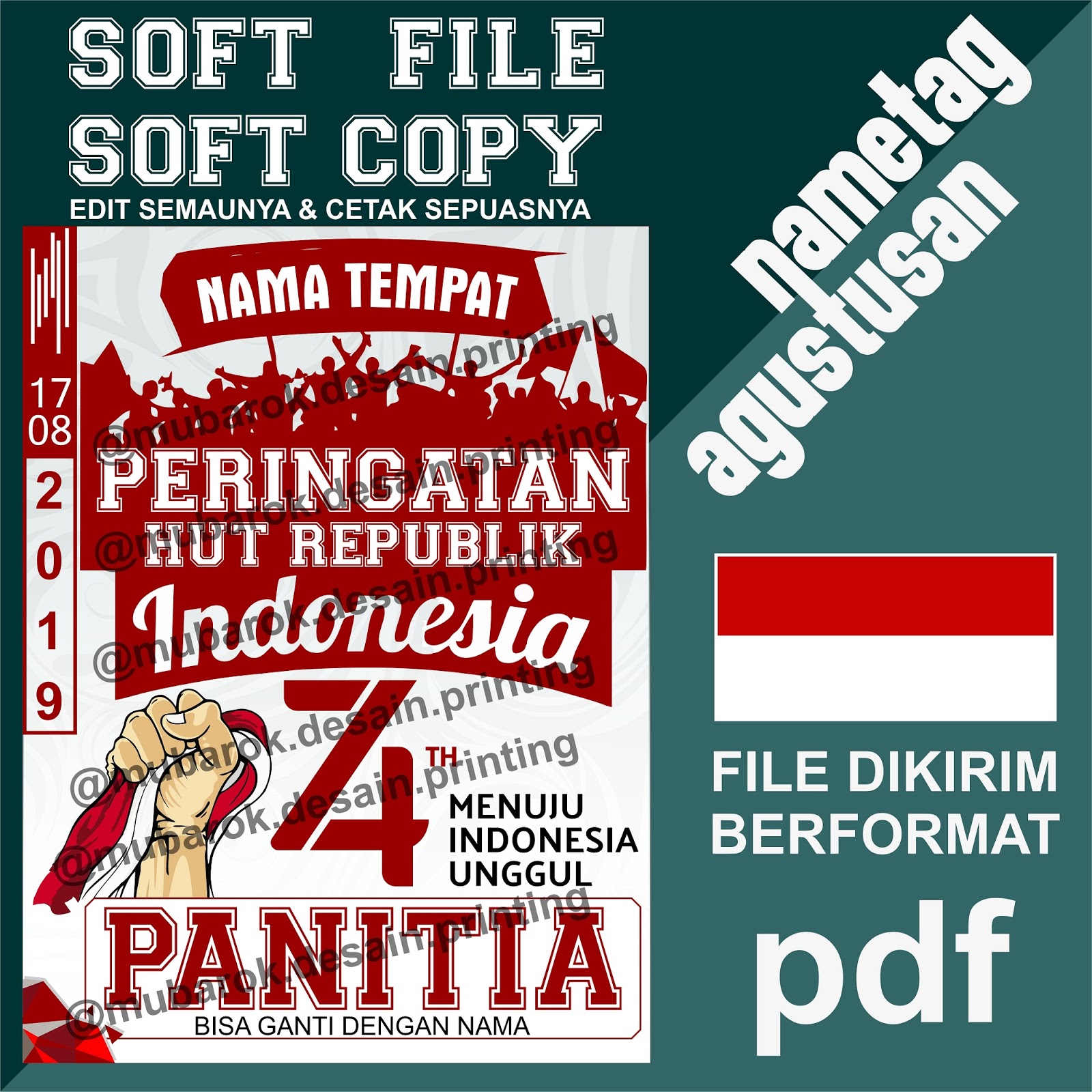 Cara Membuat Desain Id Card Panitia Hut Ri Di Corerdraw Otosection