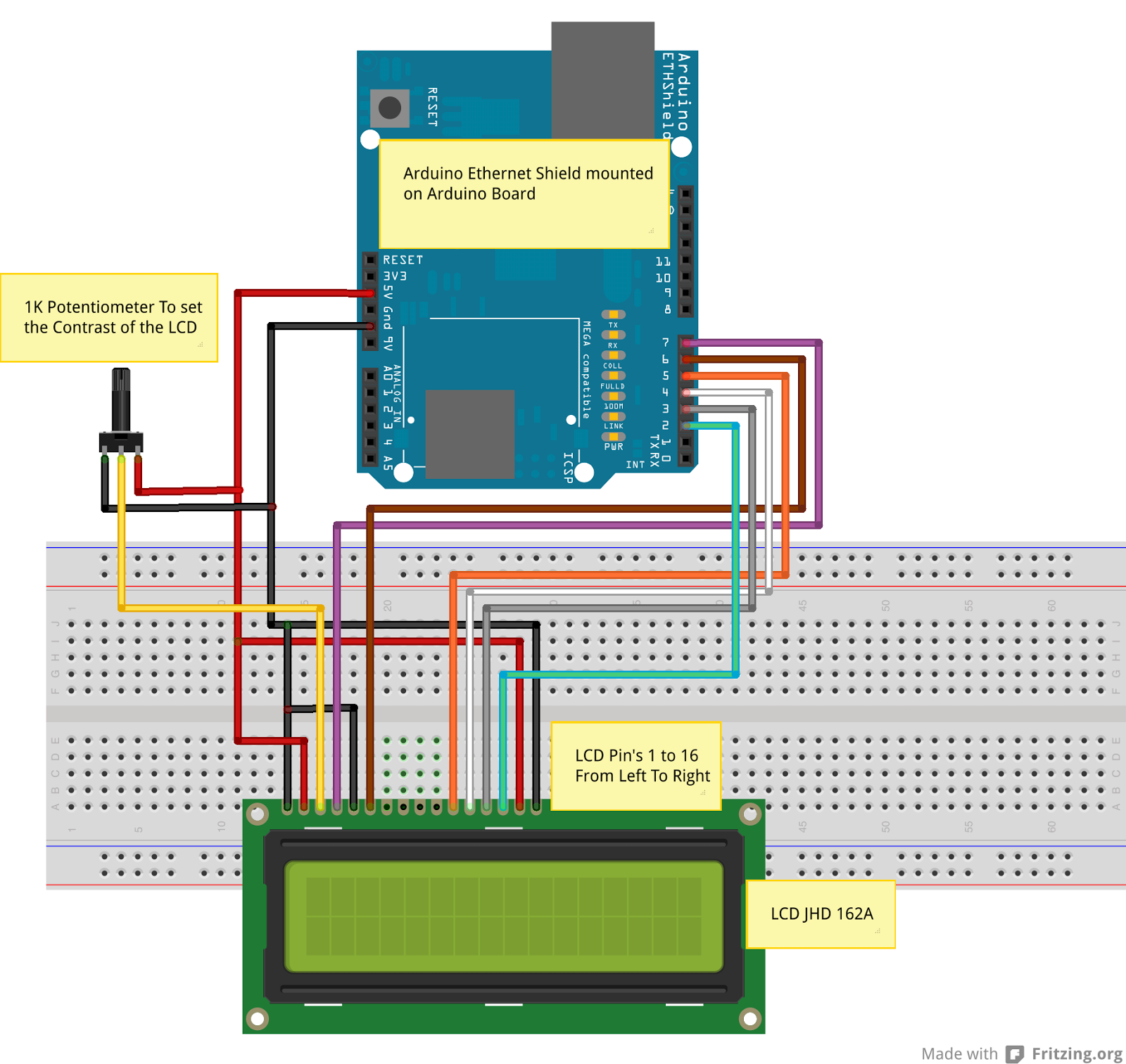 How To Interface 16×2 Lcd With Arduino With Or Without I2c Arduino 2767