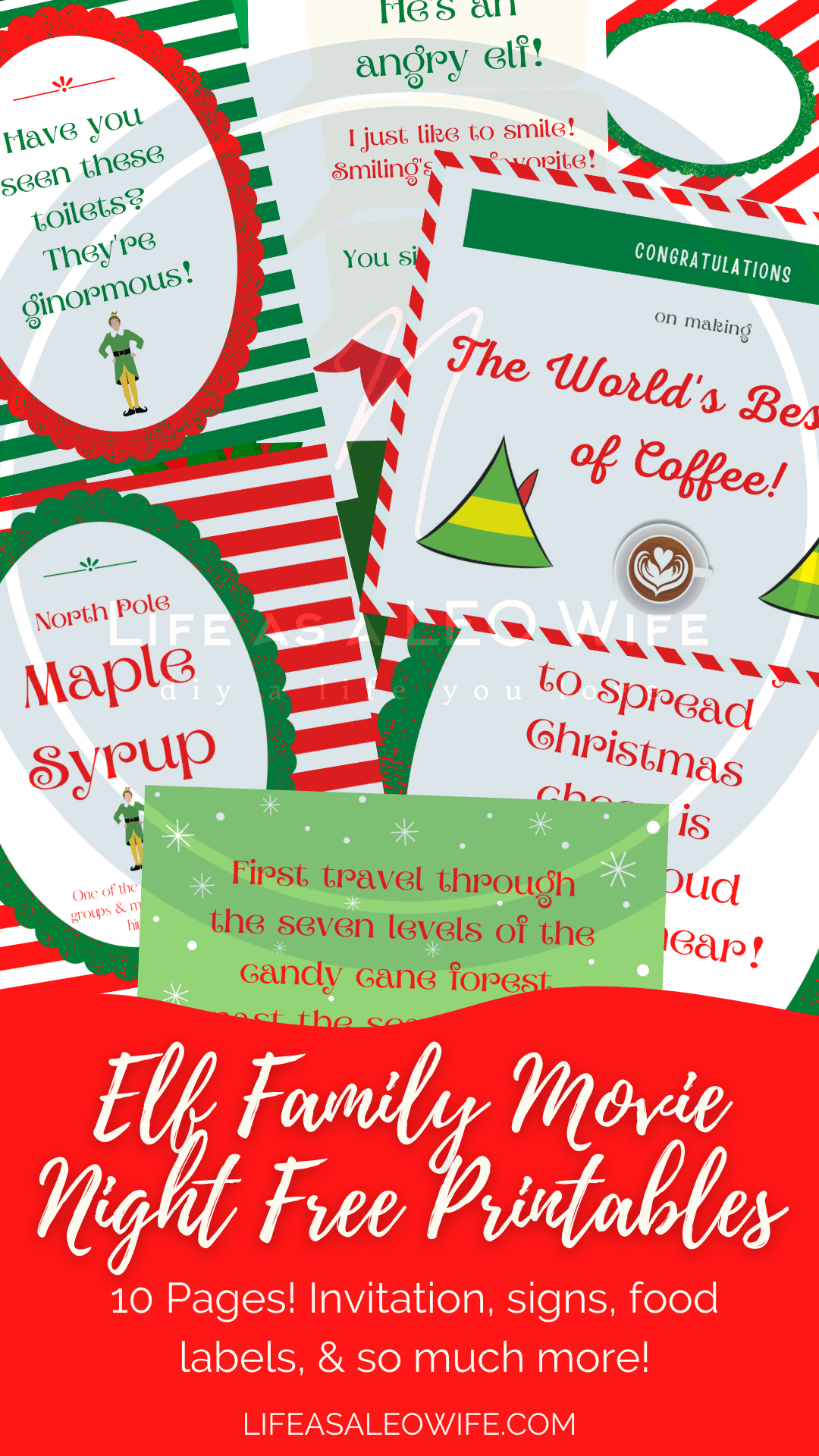 Elf Family Movie Night Fun Life As A Leo Wife