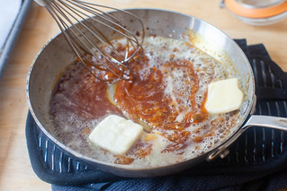 add butter and cream