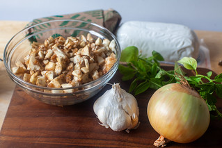 prepare filling ingredients