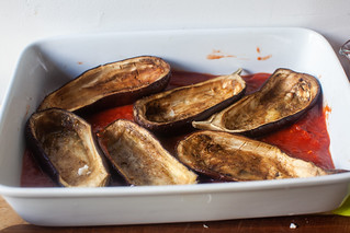 roasted, sauce in pan