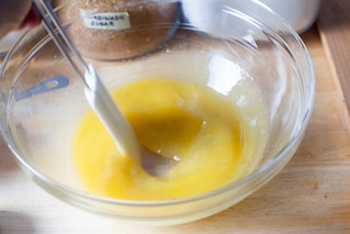 butter, sugar, vanilla