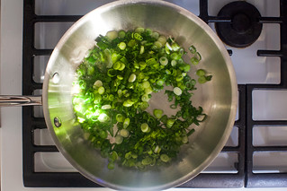 cook scallions