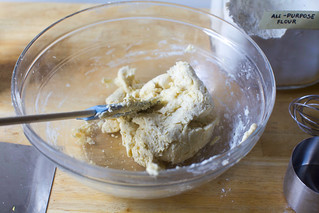 add liquids and stir to combine