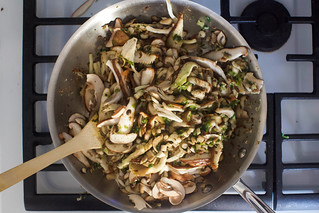 cook mushrooms
